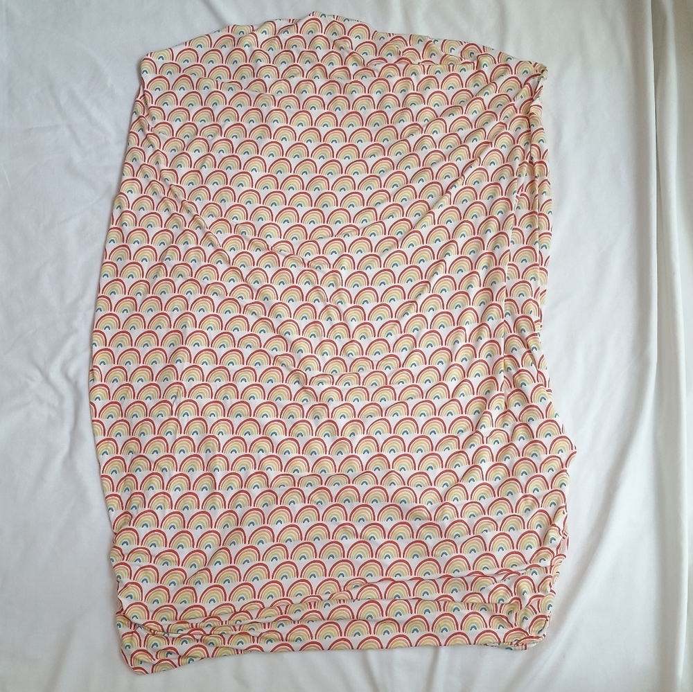 Little Sleepies Rainbows Crib Toddler Sheet Bamboo Viscose Bright Colorful